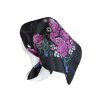 Folklore scarf Ondrit Vsh 76x76 HYDRANGEA black