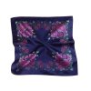 Folklore scarf Ondrit Vsh 76x76 HYDRANGEA blue
