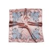 Folklore scarf Ondrit Vsh 76x76 BOUQUET WITH WHIPS salmon