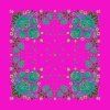 Folklore scarf Ondrit VSh 76x76 HYDRANGEA WITH WHIPS fuchsia