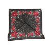 Folklore scarf Ondrit VSh 76x76 LIUBA WITH WHIPS black