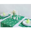 27601567 ubrus odaska 40x140 holubička zelená R4666 2
