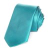Tie PESh 8 cm satin turquoise