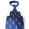 Tie PESh 8 cm anchor blue