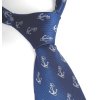 Tie PESh 8 cm anchor blue