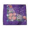 Folklore scarf Ondrit VSh 76x76 LILY OF THE VALLEY WITH WHIPS purple