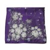 Folklore scarf Ondrit VSh 76x76 FLORI WITH WHIPS purple