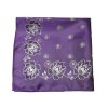 Folklore scarf Ondrin VSh 76x76 WILD ROSE purple