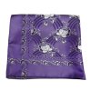 Folklore scarf Ondrin VSh 76x76 ROSEBUDS purple