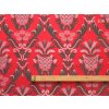 Luxury brocade 160 50749 PINEAPPLE CROWNS red | 106