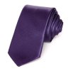 35 KRAVATA SATEN fialova