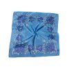 Šátek Ondrit VSh 76x76 FLORI SE ŠLAHOUNY azurová