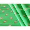 Ondrin 160 krojový brokát KVÍTEK zelená | 56