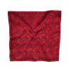 Folklore scarf Ondrin VSh 76x76 GRAPES cherry