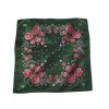 Folklore scarf Ondrit VSh 76x76 PRIMAVARA green