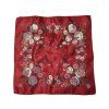 Folklore scarf Ondrit VSh 76x76 PRIMAVARA cherry