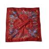 Folklore scarf Ondrit VSh 76x76 PRIMAVARA cherry
