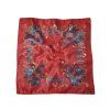 Folklore scarf Ondrit VSh 76x76 PRIMAVARA cherry