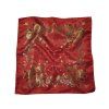 Folklore scarf Ondrit VSh 76x76 PRIMAVARA cherry