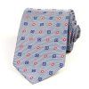 Tie CH 8 cm classic pattern dark blue/white