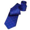 Tie CH 8 cm classic pattern dark blue/white