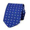 Tie CH 8 cm classic pattern dark blue/white