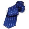 Tie CH 8 cm classic pattern dark blue/white