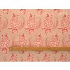 Z00957 Odrina 160 krojový brokát KVĚT RATOLEST ecru R5696 r53 režná osnova praná (2)
