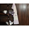 Tea towel Ospen 40x60 embroidery LAVENDER