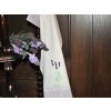 Tea towel Ospen 40x60 embroidery LAVENDER