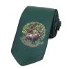 51401680 kravata myslivecka lovec srnci zvere zelena