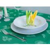 Tablecloth Odaska SNOWFLAKES green