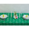 Tablecloth Odaska SNOWFLAKES green
