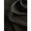 Černý hedvábný krepdešín 12 mm, šíře 136cm