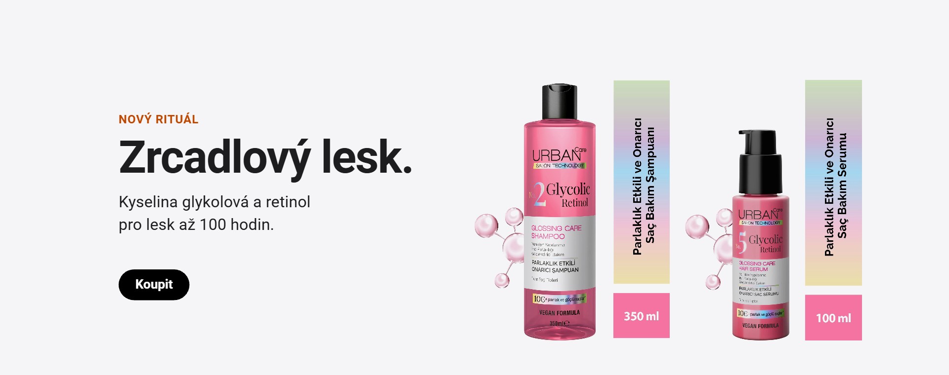 Zrcadlový lesk – řada Glycolic Retinol