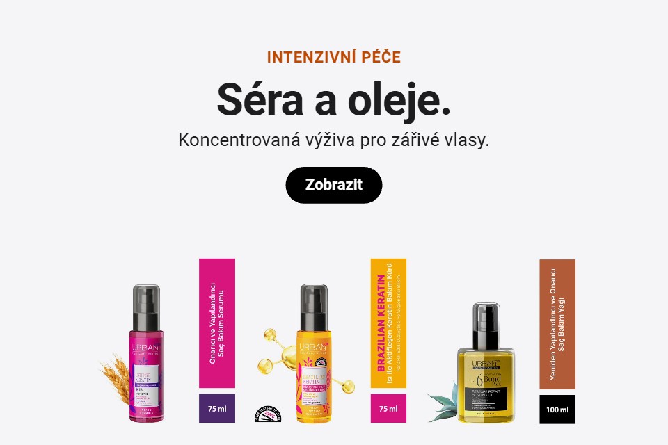 Séra a oleje na vlasy