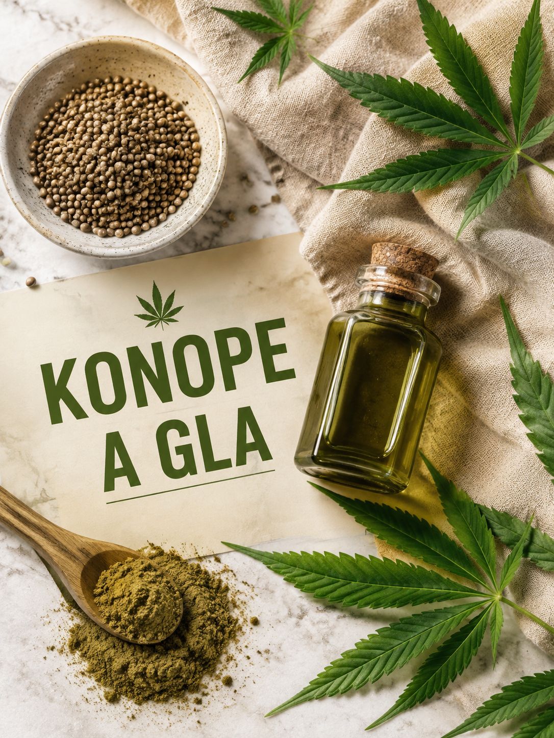 Kyselina GLA v konope