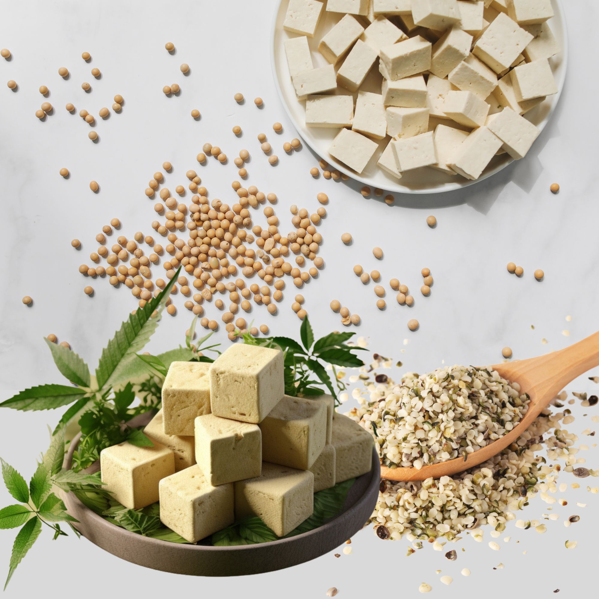 Konopné Tofu vs. Sójové Tofu