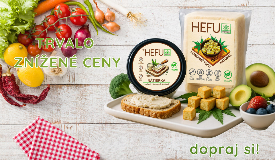 Trvalo znížené ceny Hefu produktov..