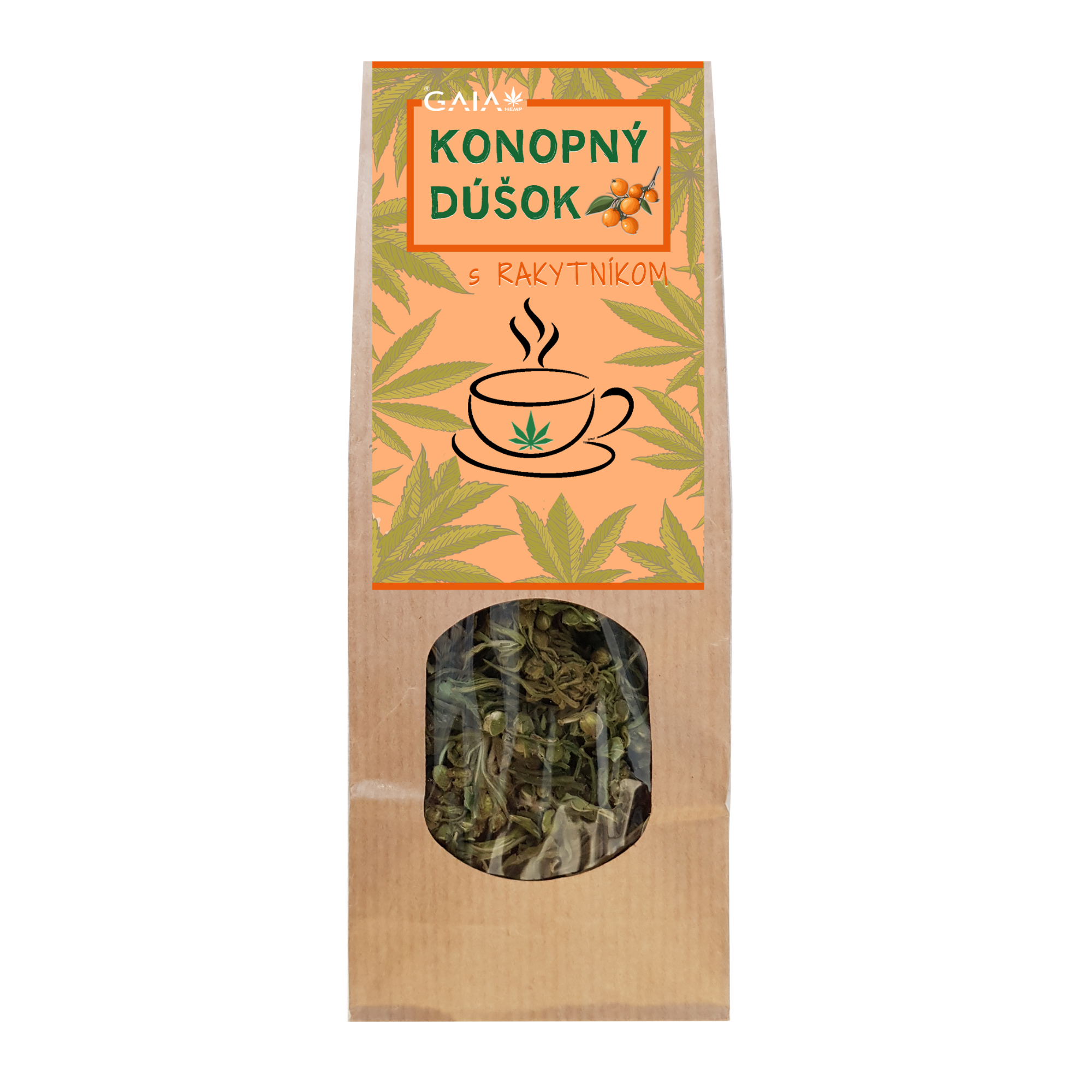 E-shop GaiaHemp Konopný čaj - rakytník 50g