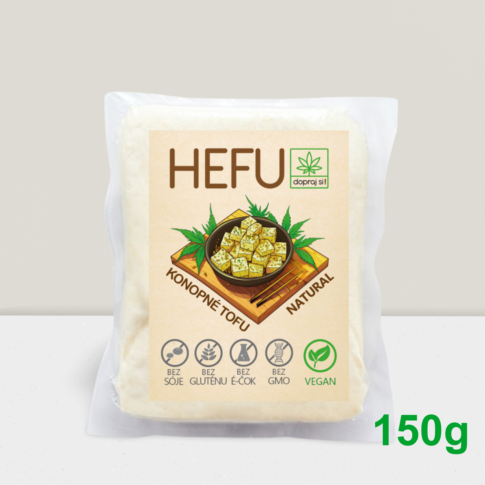 E-shop HEFU - konopné tofu 150 g
