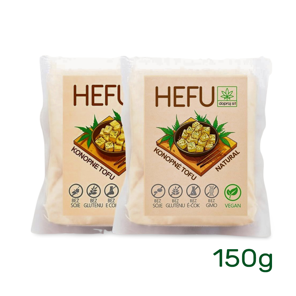 E-shop HEFU - konopné tofu DUOBLE. 2ks / 150 g