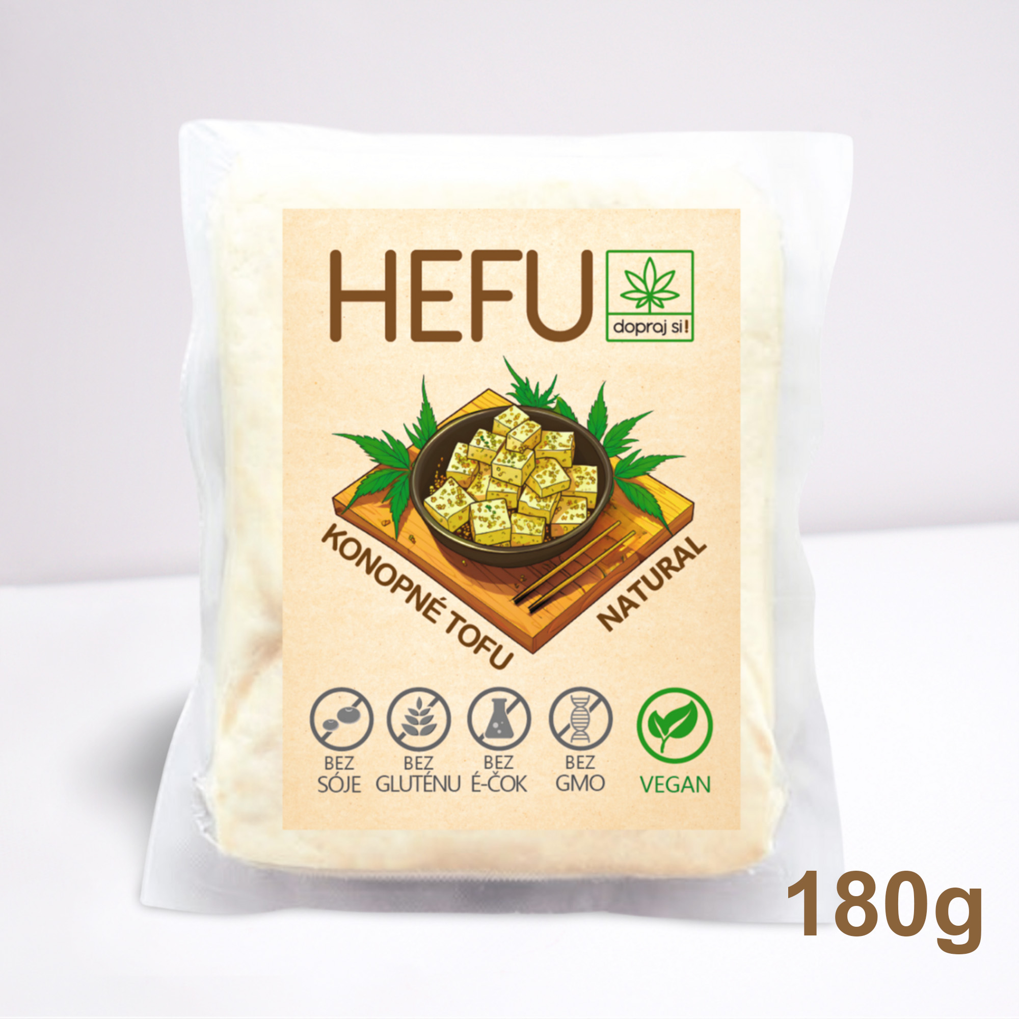 E-shop HEFU - konopné tofu 180 g