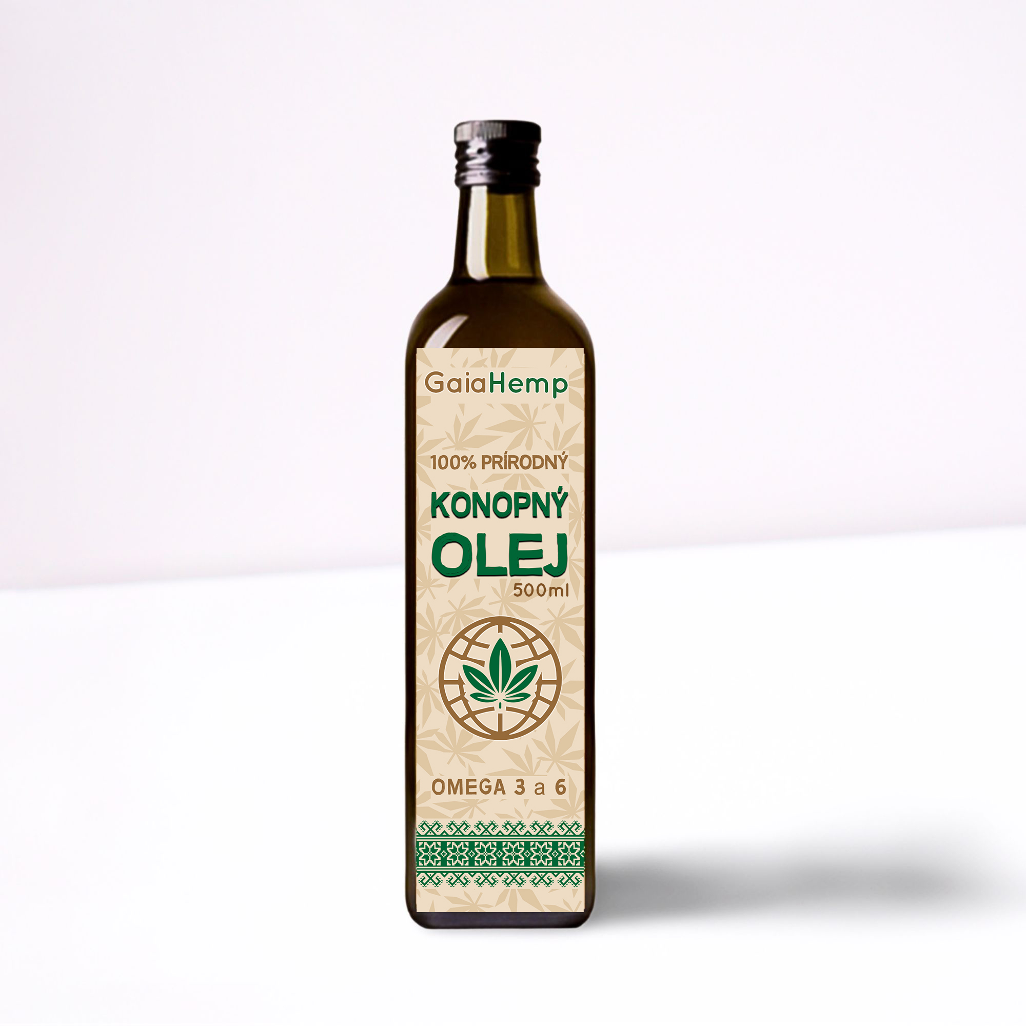 E-shop GaiaHemp Konopný olej 500ml