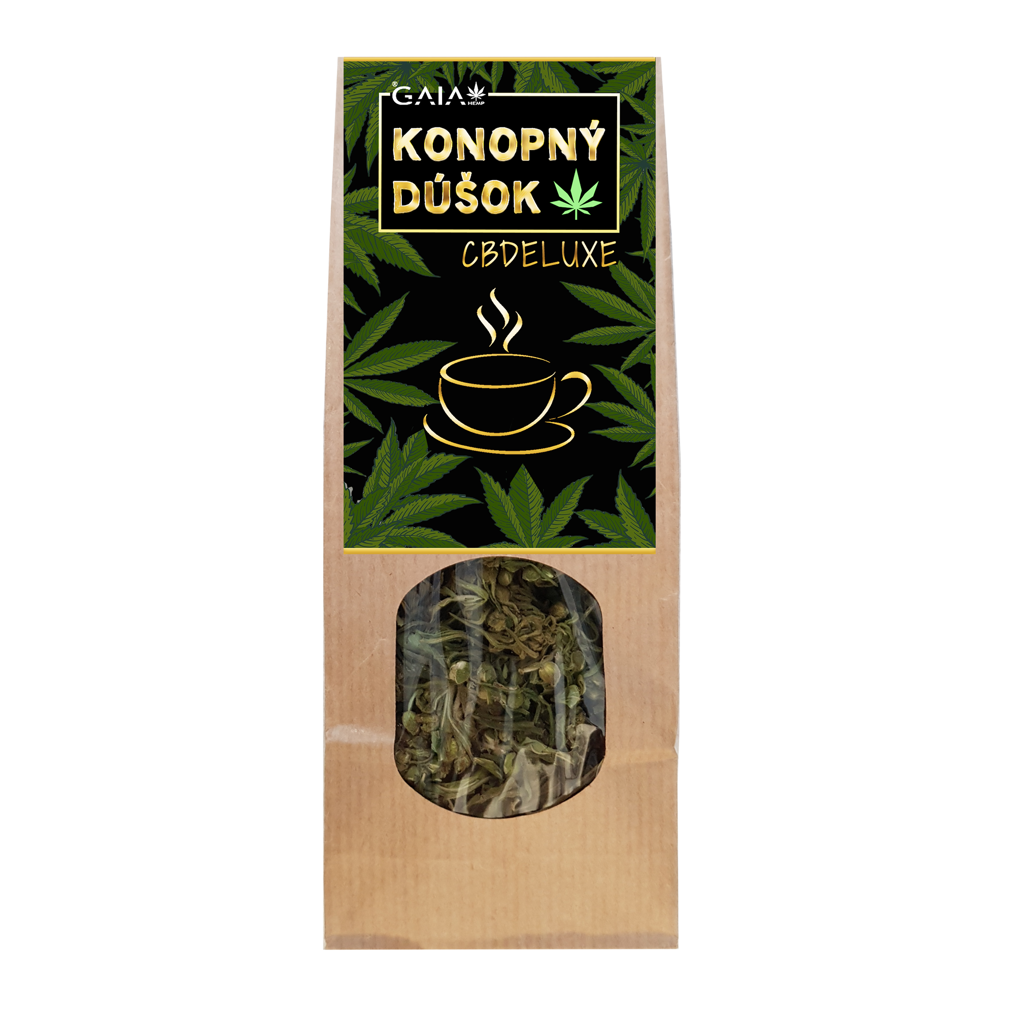 E-shop GaiaHemp Konopný čaj CBDeluxe 30g