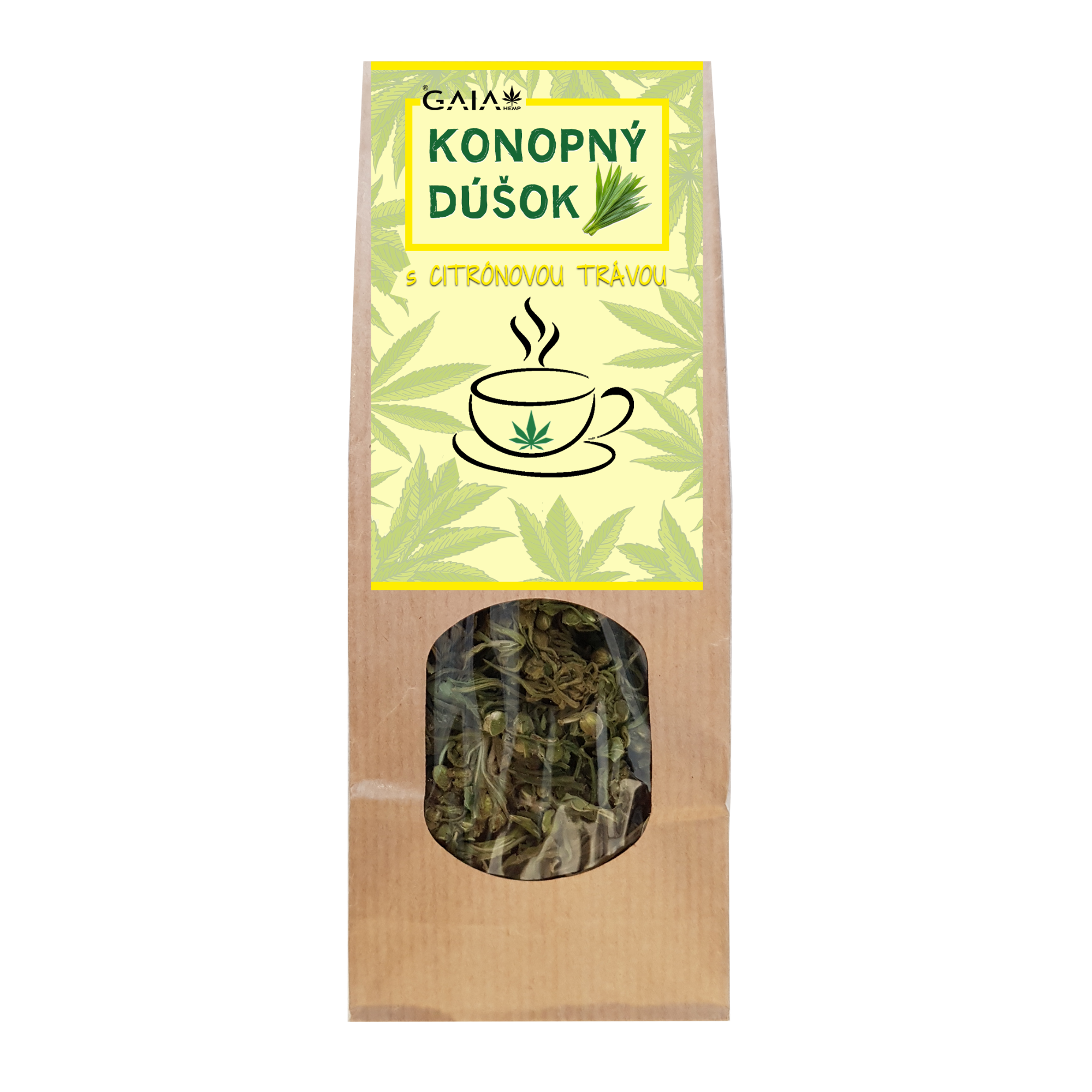 E-shop GaiaHemp Konopný čaj - citrónová tráva 50g