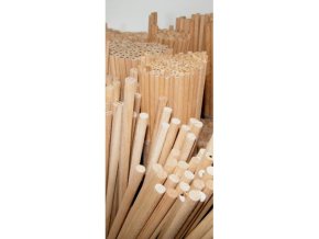 Bukové tyče-drážkované průměr10mm délka 800-1000mm
