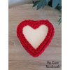 Košík srdíčko červené bez nápisu