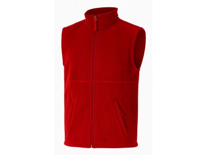 fleece vesta Lambeste pánská červená