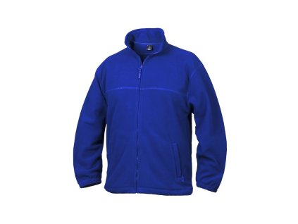 modrá fleece mikina unisex